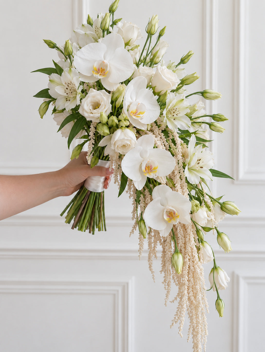 Bouquet de mariée cascade PROMESSE