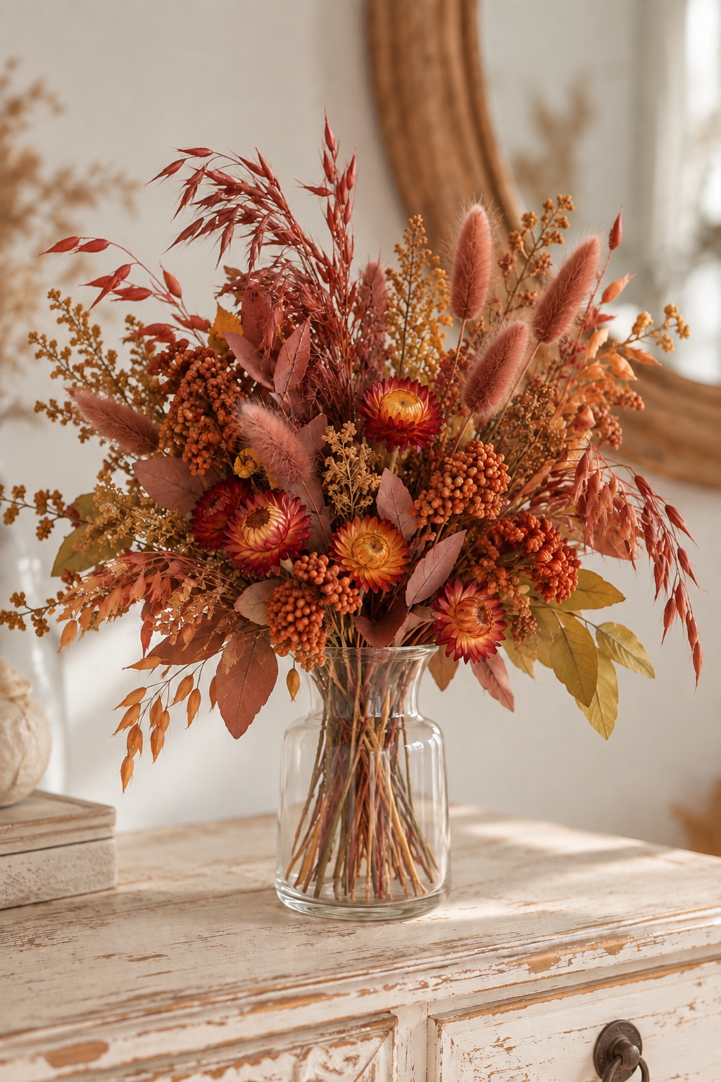Bouquet de fleurs séchées ÉCORCE