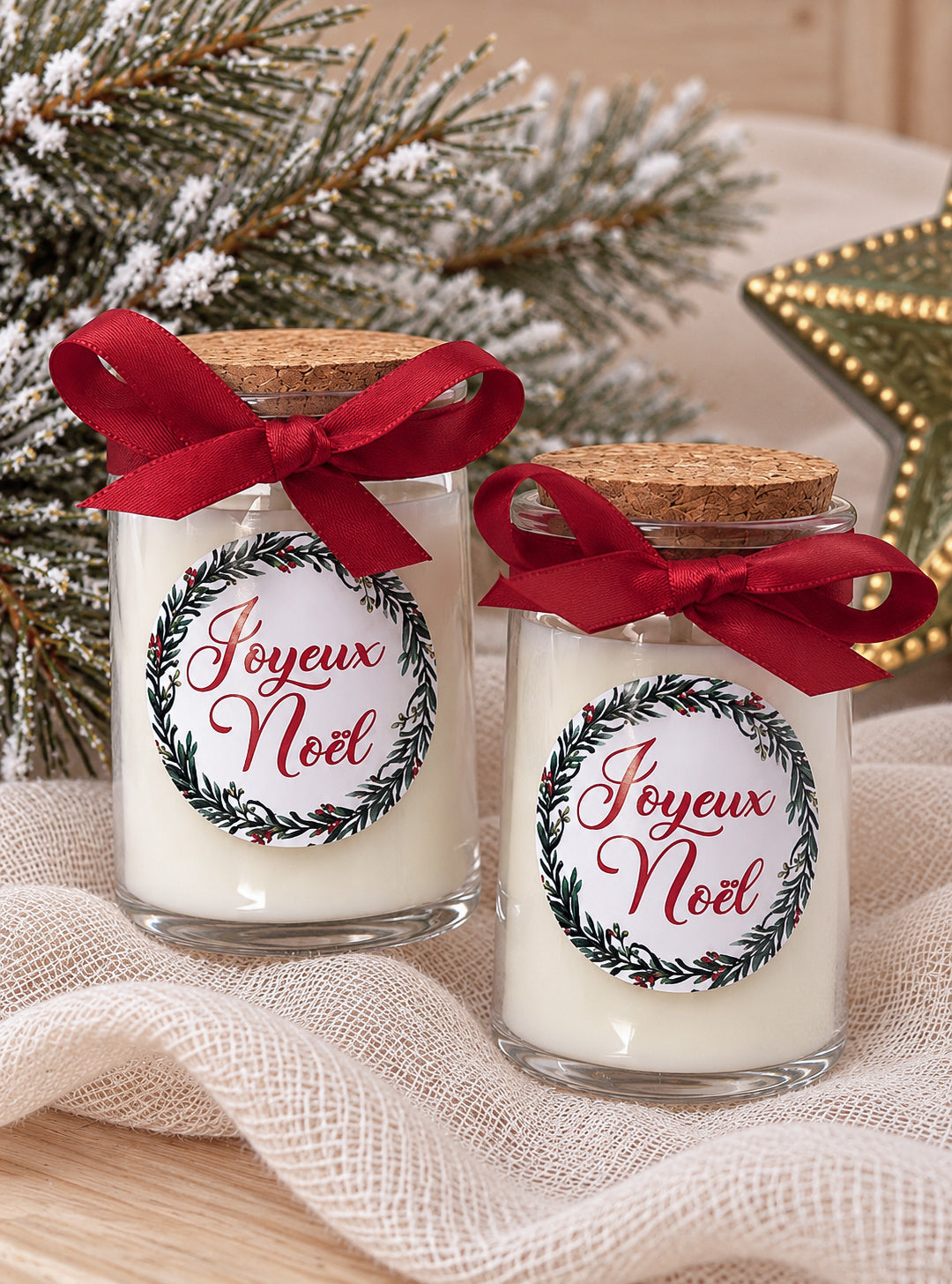 Bougie parfumée Joyeux Noël