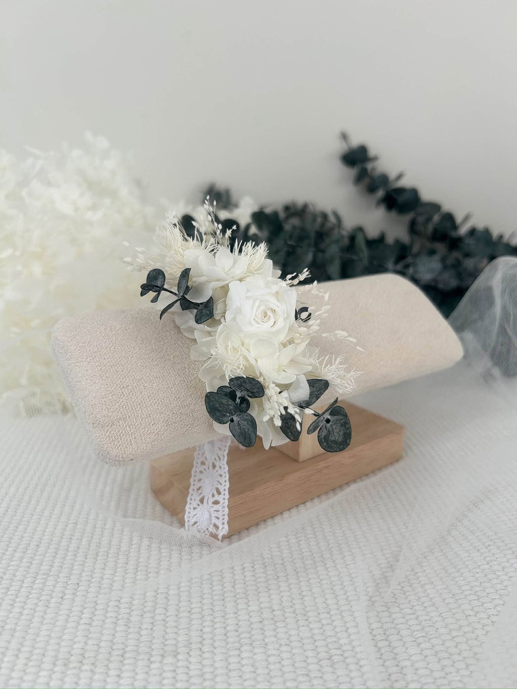 Bracelet en fleurs séchées SAUGE
