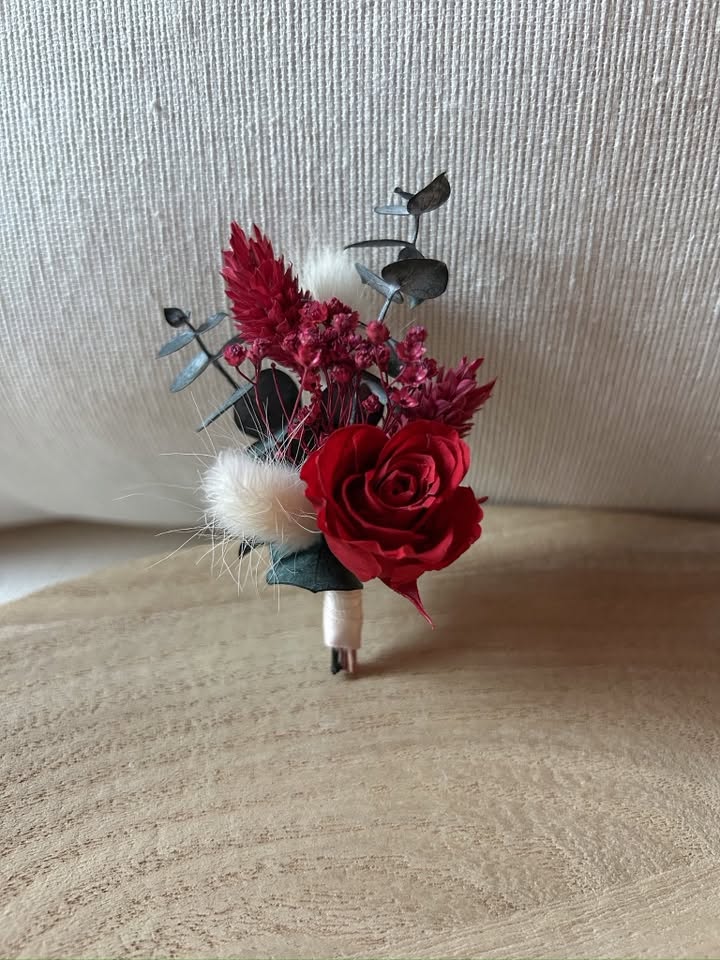 Boutonnière de marié PASSION