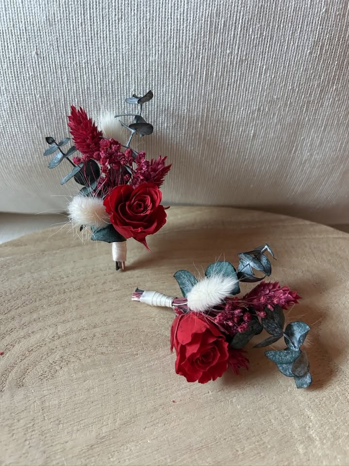 Boutonnière de marié PASSION
