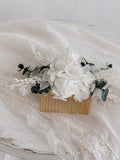 Peigne en fleurs séchées SAUGE