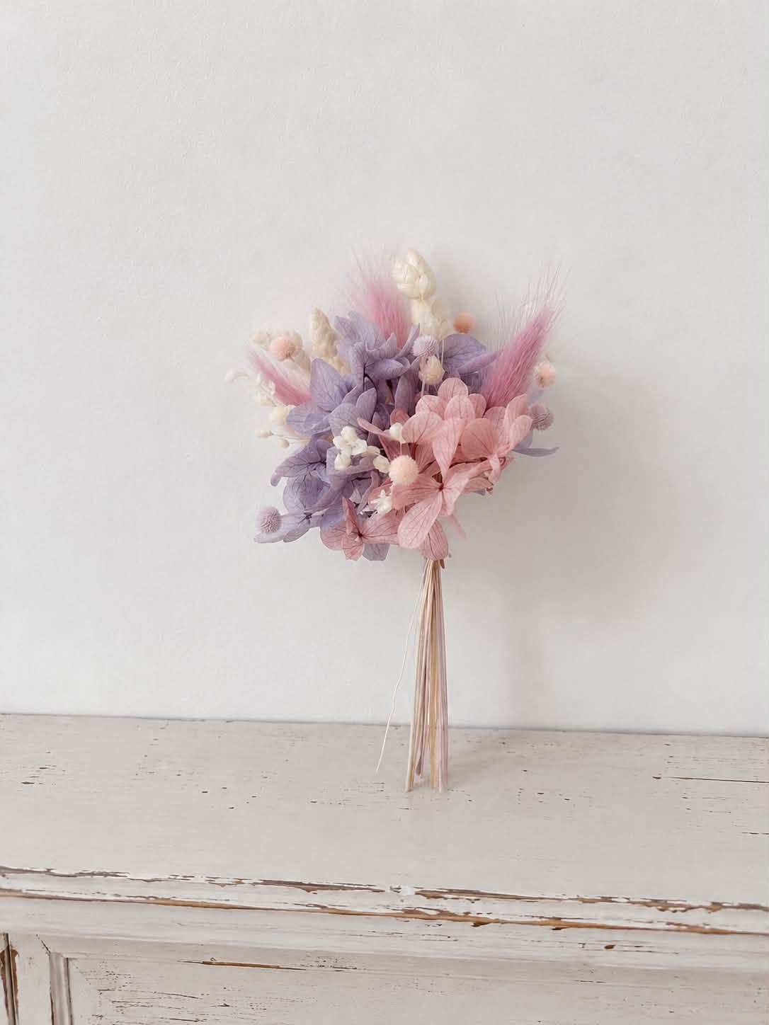 Mini bouquet en fleurs séchées LILAS