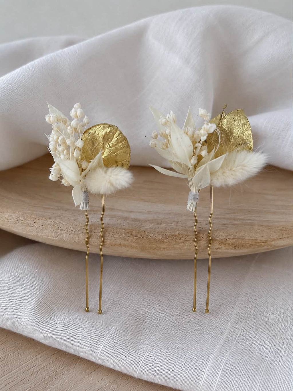 Épingle à cheveux en fleurs séchées VALENSOLE