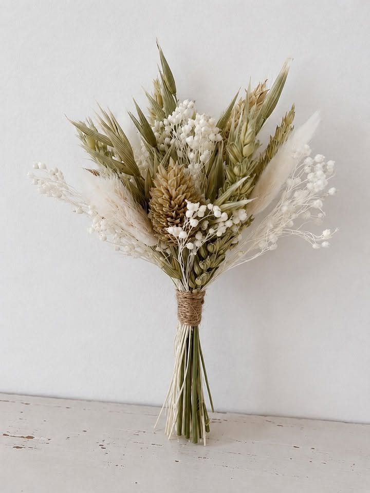 Mini bouquet en fleurs séchées CALANQUE