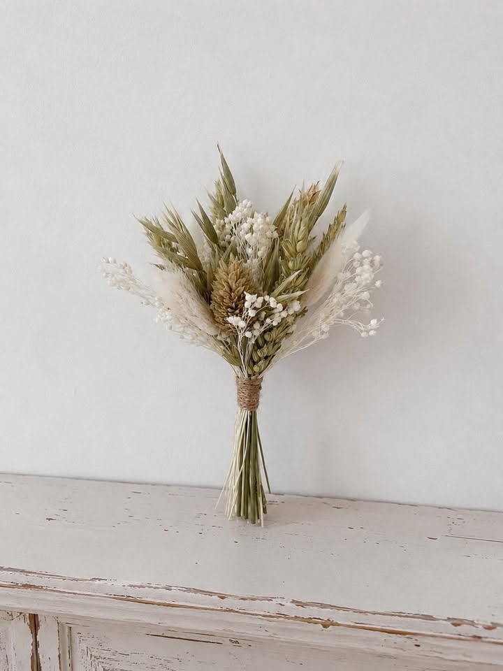 Mini bouquet en fleurs séchées CALANQUE