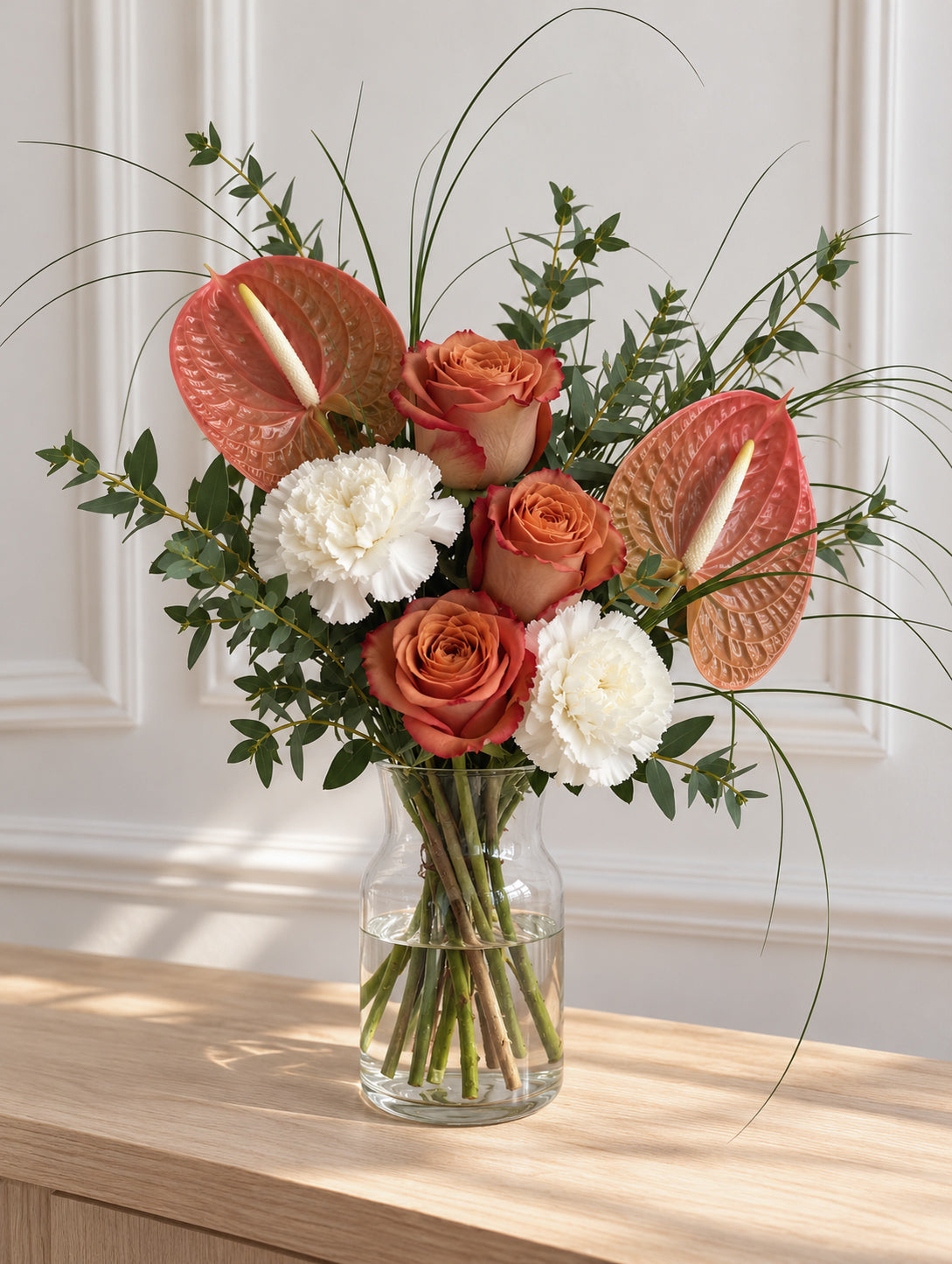 Bouquet de fleurs fraîches CHÂTAIGNE