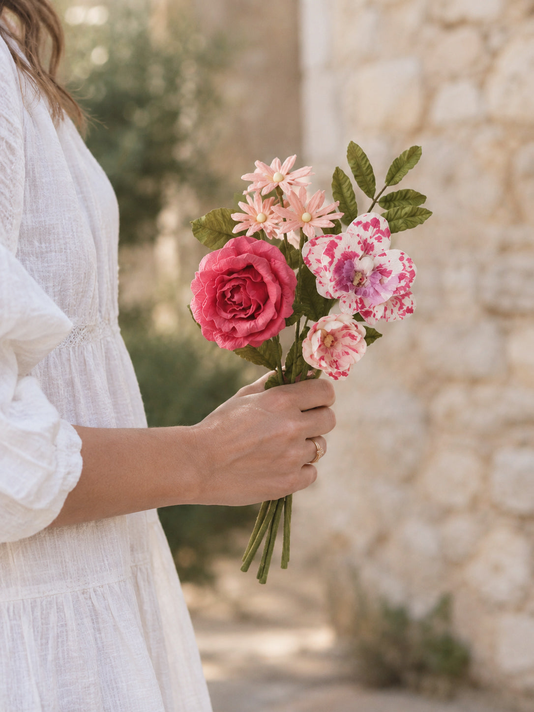 Bouquet de fleurs en papier CALISTA
