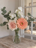 Bouquet de fleurs en papier PÊCHE