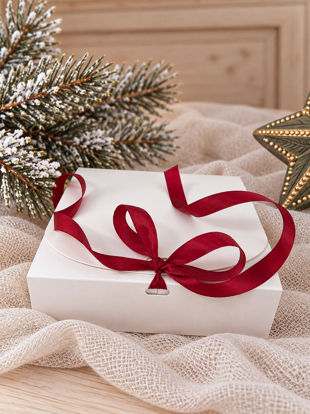 Coffret trio de bougies de Noël