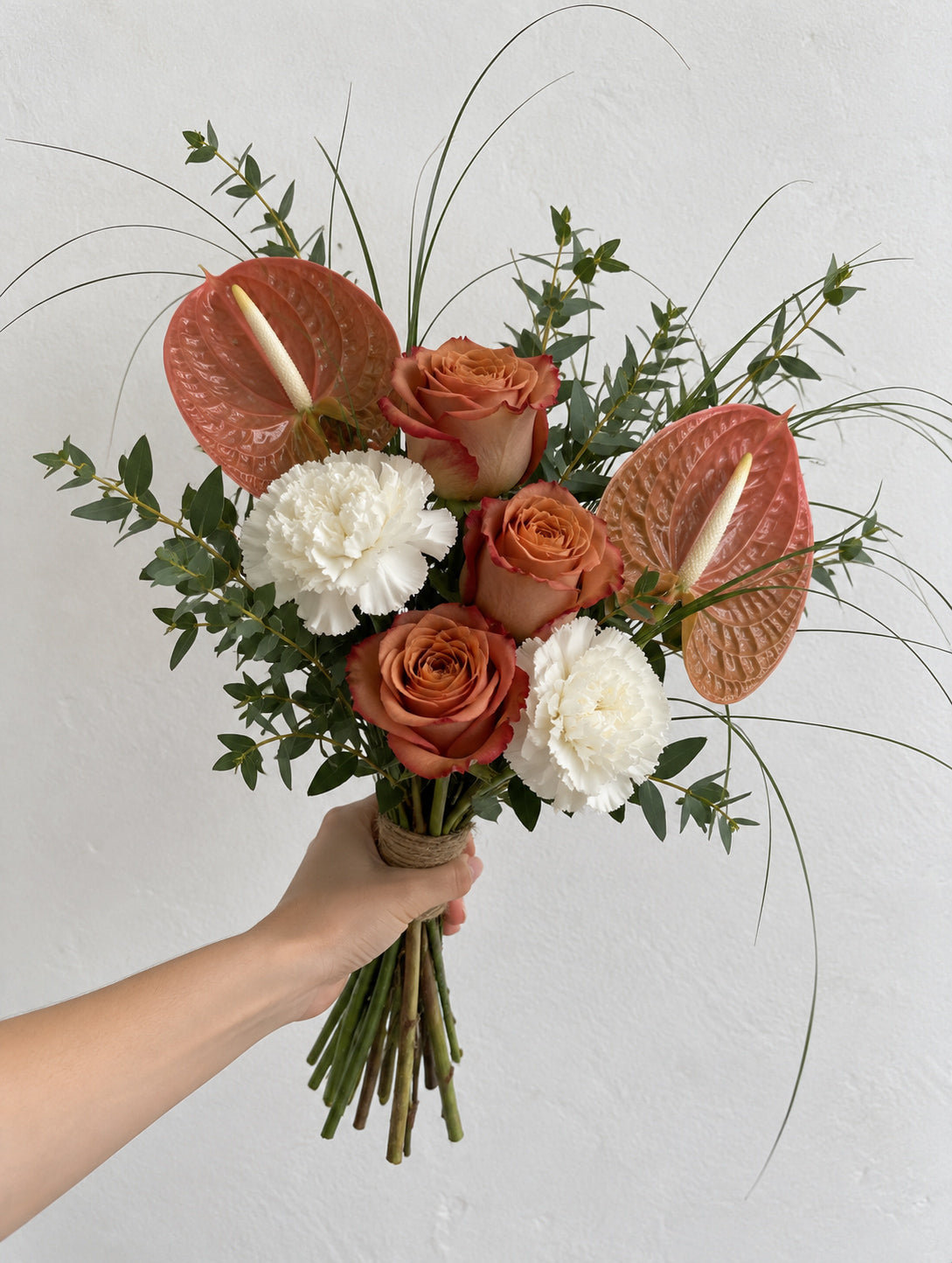 Bouquet de fleurs fraîches CHÂTAIGNE